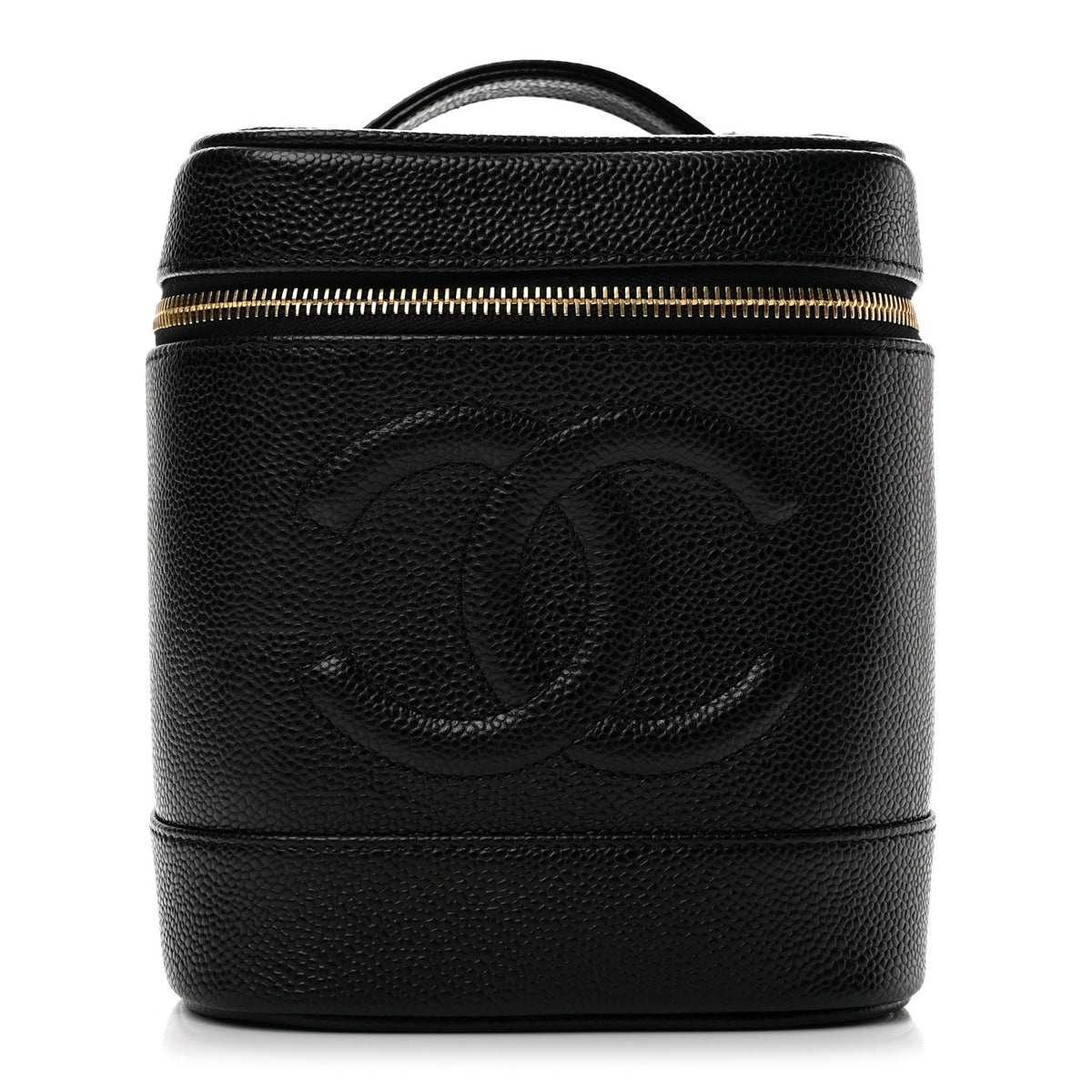 Chanel Caviar Vanity Cosmetic Case Black 1 of 14