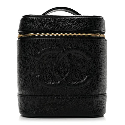 Chanel Caviar Vanity Cosmetic Case Black 1 of 14