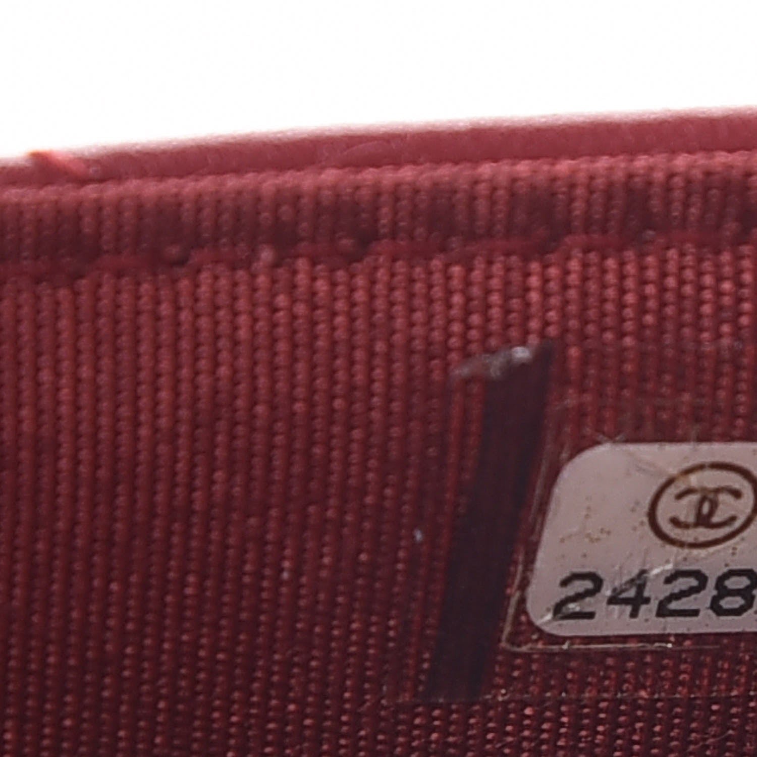 Chanel Lambskin Quilted Trendy CC Wallet On Chain WOC Dark Red 7 of 10