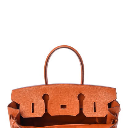 Hermes Togo Birkin 30 Orange 14 of 38