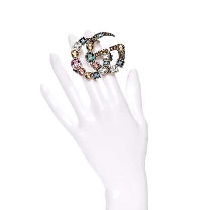 Gucci Crystal Double G Ring Multicolor 2 of 6