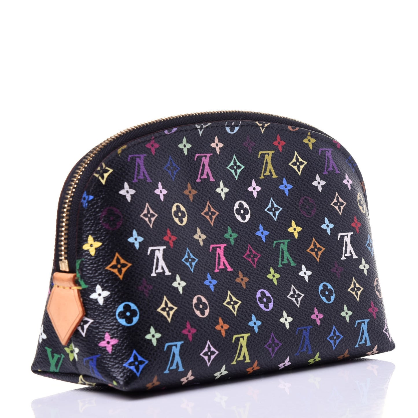 Monogram Multicolor Cosmetic Pouch Black Grenade