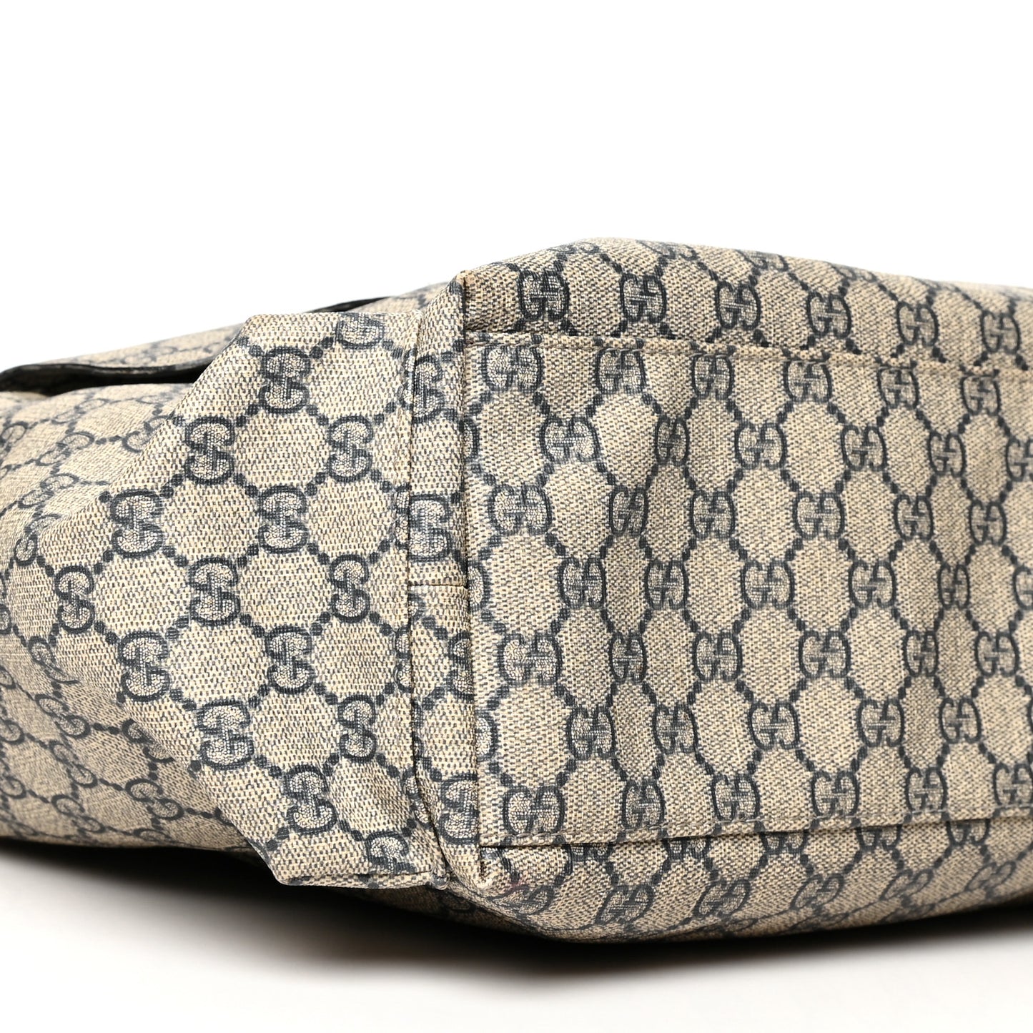 GG Plus Monogram Messenger Diaper Bag Navy