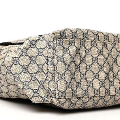 Gucci GG Plus Monogram Messenger Diaper Bag Navy 9 of 11