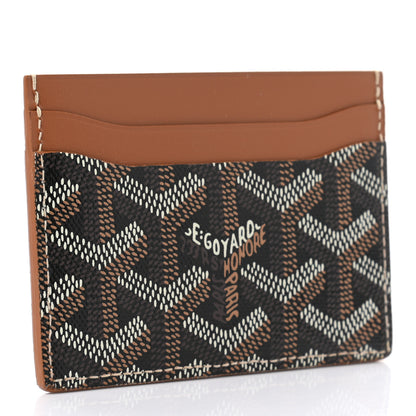Goyard Goyardine Saint Sulpice Card Holder Black Gold 3 of 6