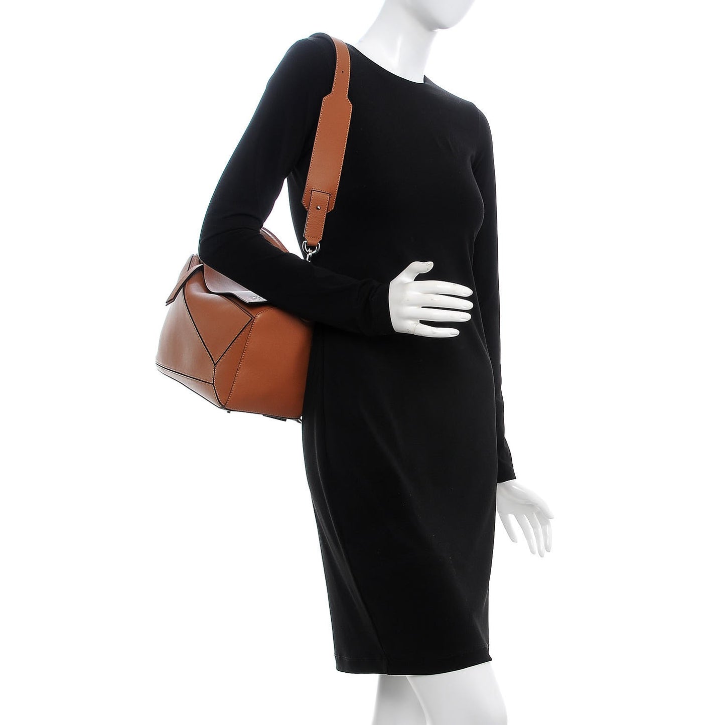 Calfskin Puzzle Bag Tan