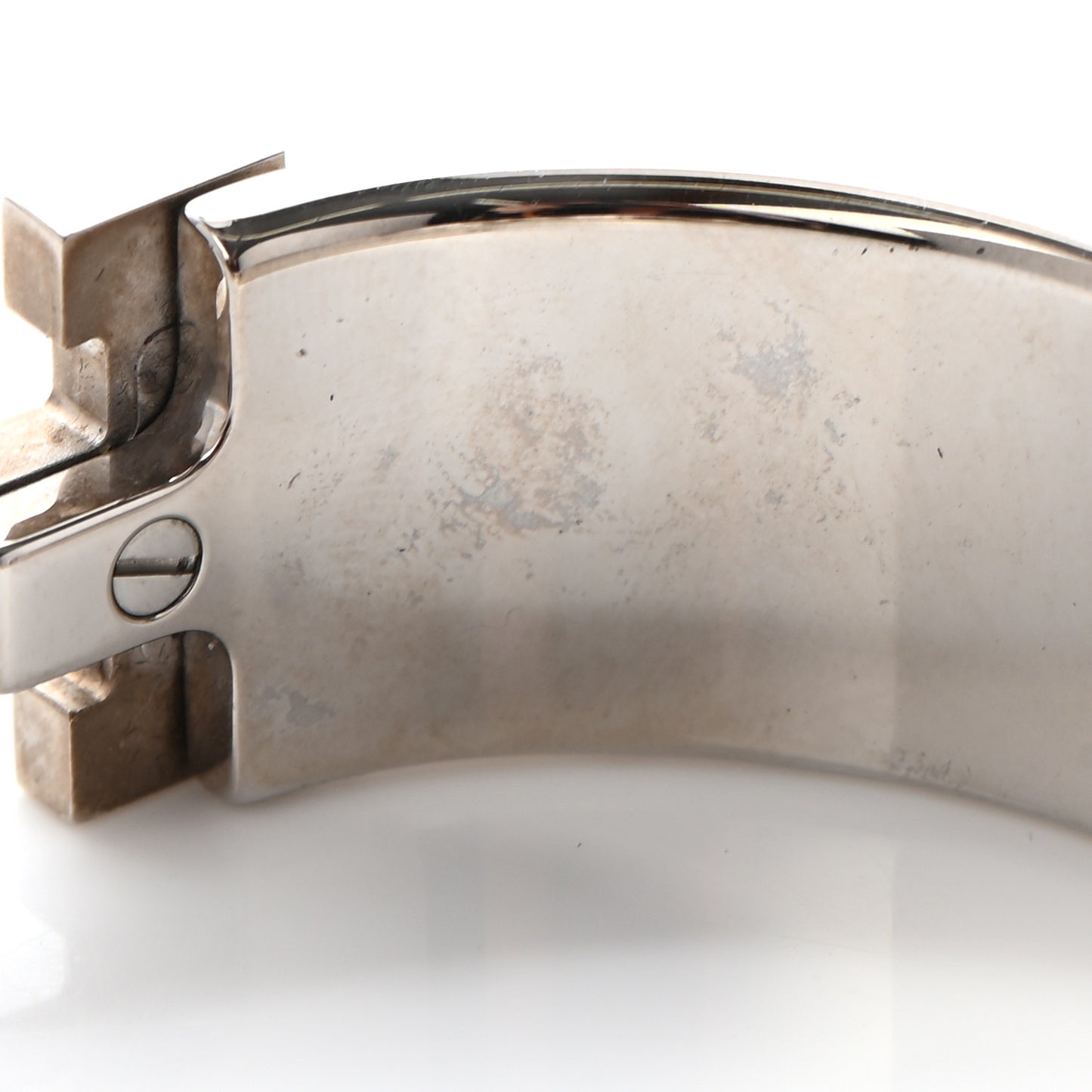 Enamel Wide Clic Clac H Bracelet GM Black