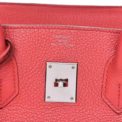 Hermes Taurillon Clemence Birkin 35 Bougainvillea 7 of 35