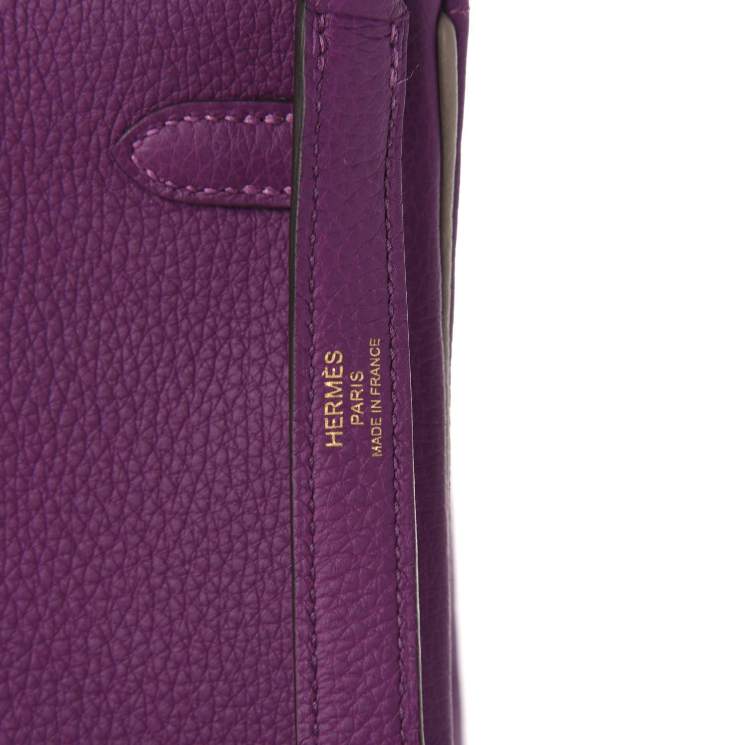 Hermes Togo Horseshoe Kelly Retourne 25 Anemone Gris Asphalte 10 of 12