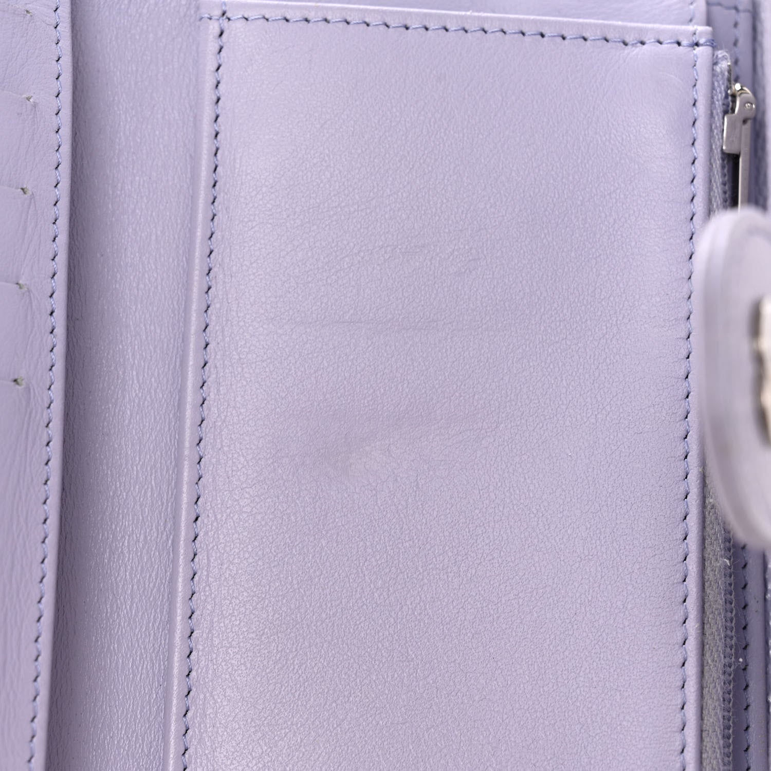 Chanel Caviar Quilted Medium Flap Wallet Light Purple 9 of 14