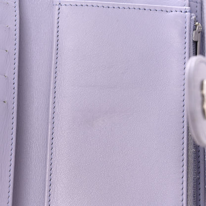 Chanel Caviar Quilted Medium Flap Wallet Light Purple 9 of 14