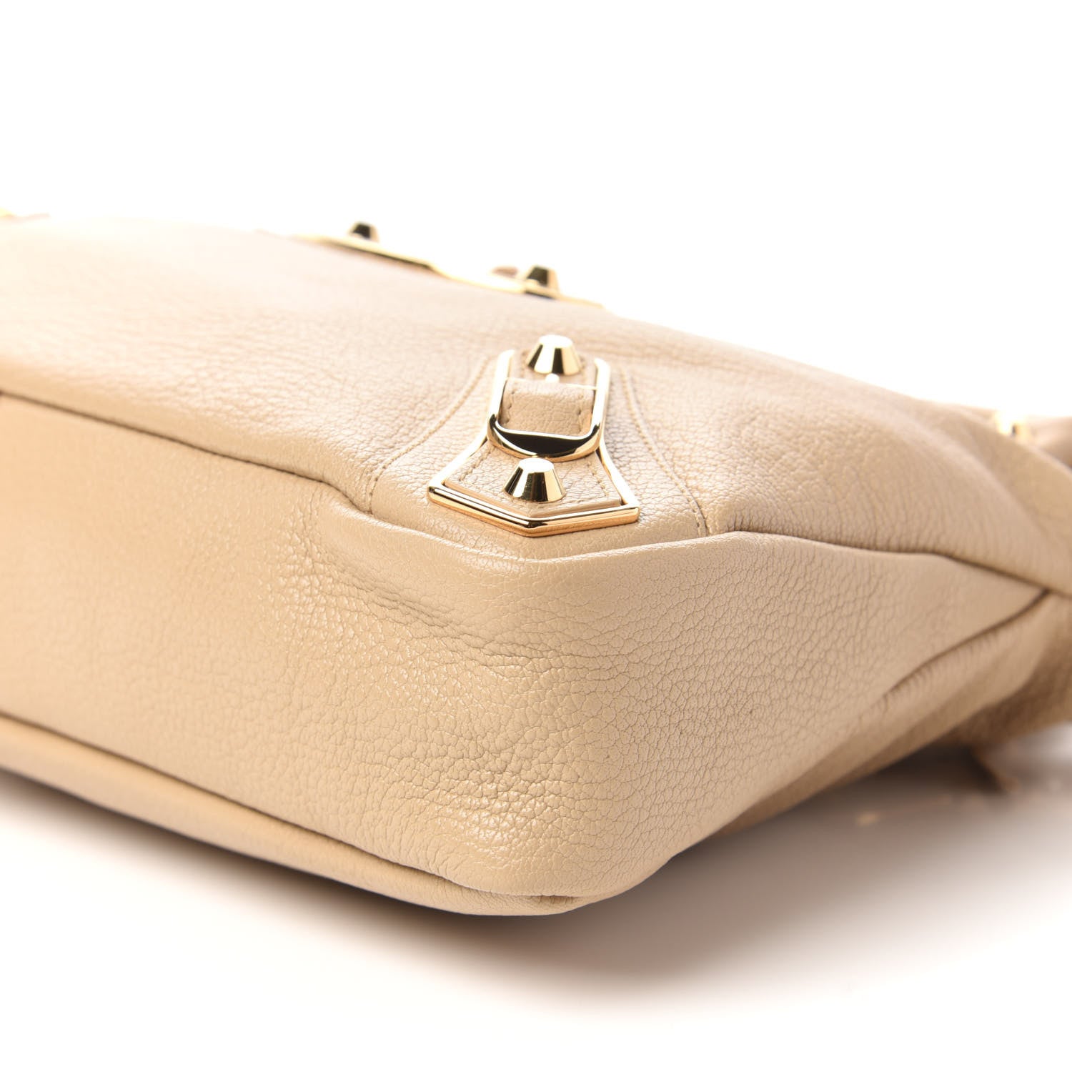 Balenciaga Shiny Goatskin Gold Metallic Edge Hardware Town Beige Sahara 7 of 10