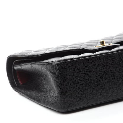 Chanel Caviar Quilted Jumbo Double Flap Black 6 of 12