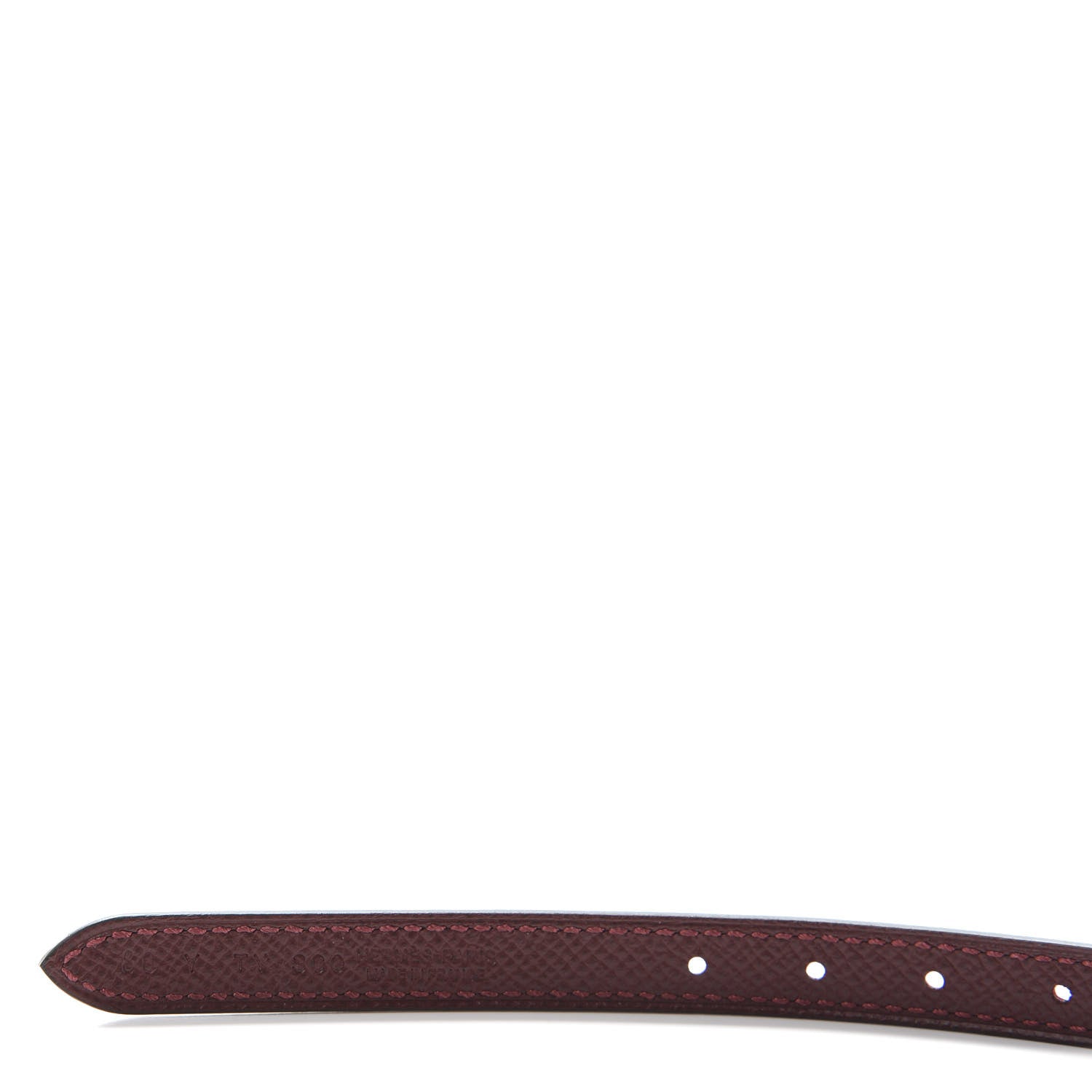 Hermes Swift Epsom 13mm Belt Strap 80 Rose Mexico Rouge H 5 of 6