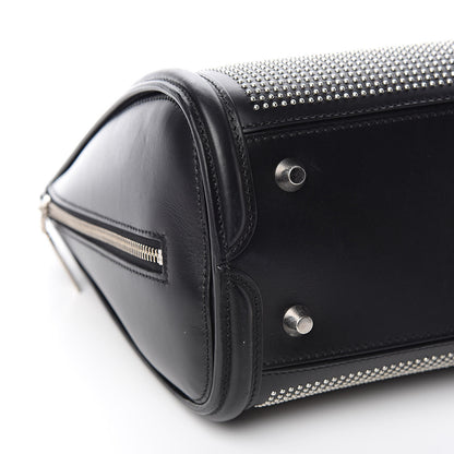 Alexander McQueen Calfskin Studded Large Heroine Black 7 of 9