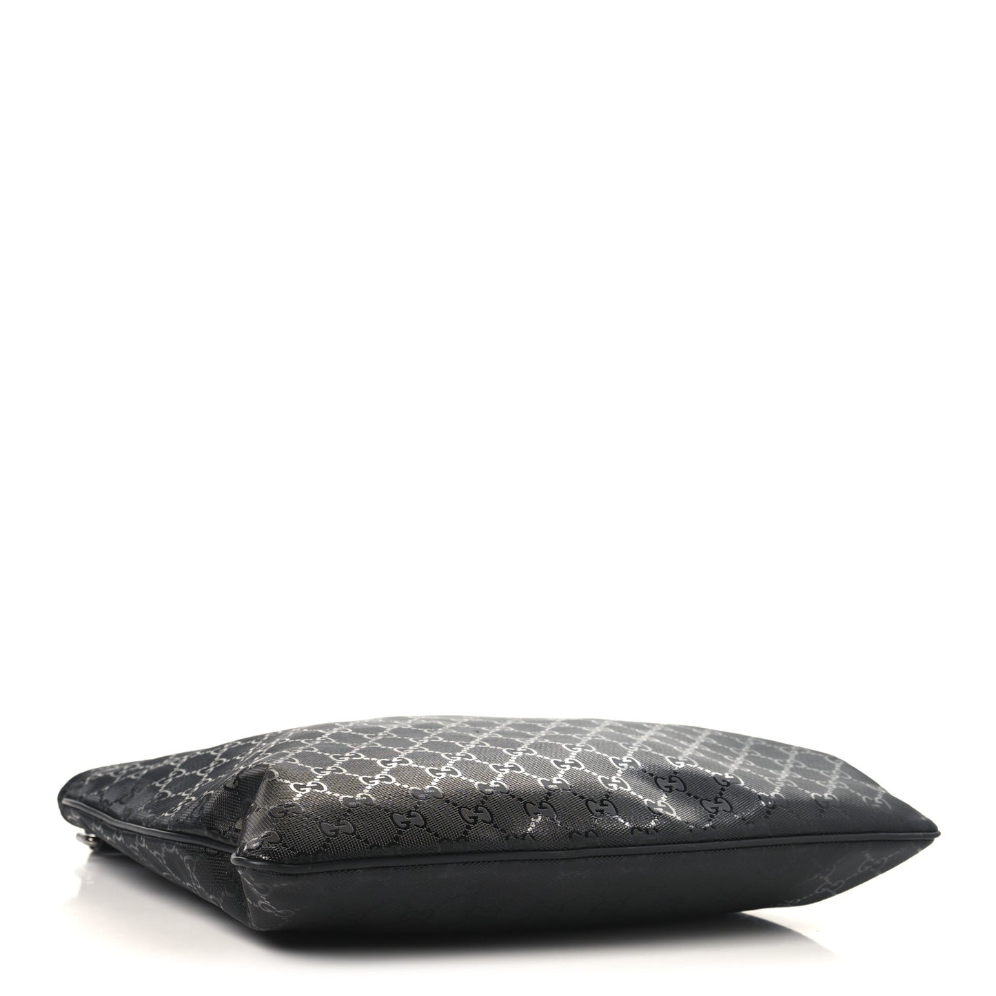Imprime Monogram Medium Flat Messenger Bag Black