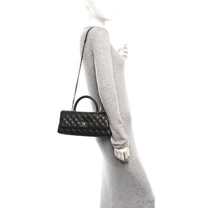 Chanel Caviar Quilted Maxi East West Coco Handle Flap Black 2 of 10