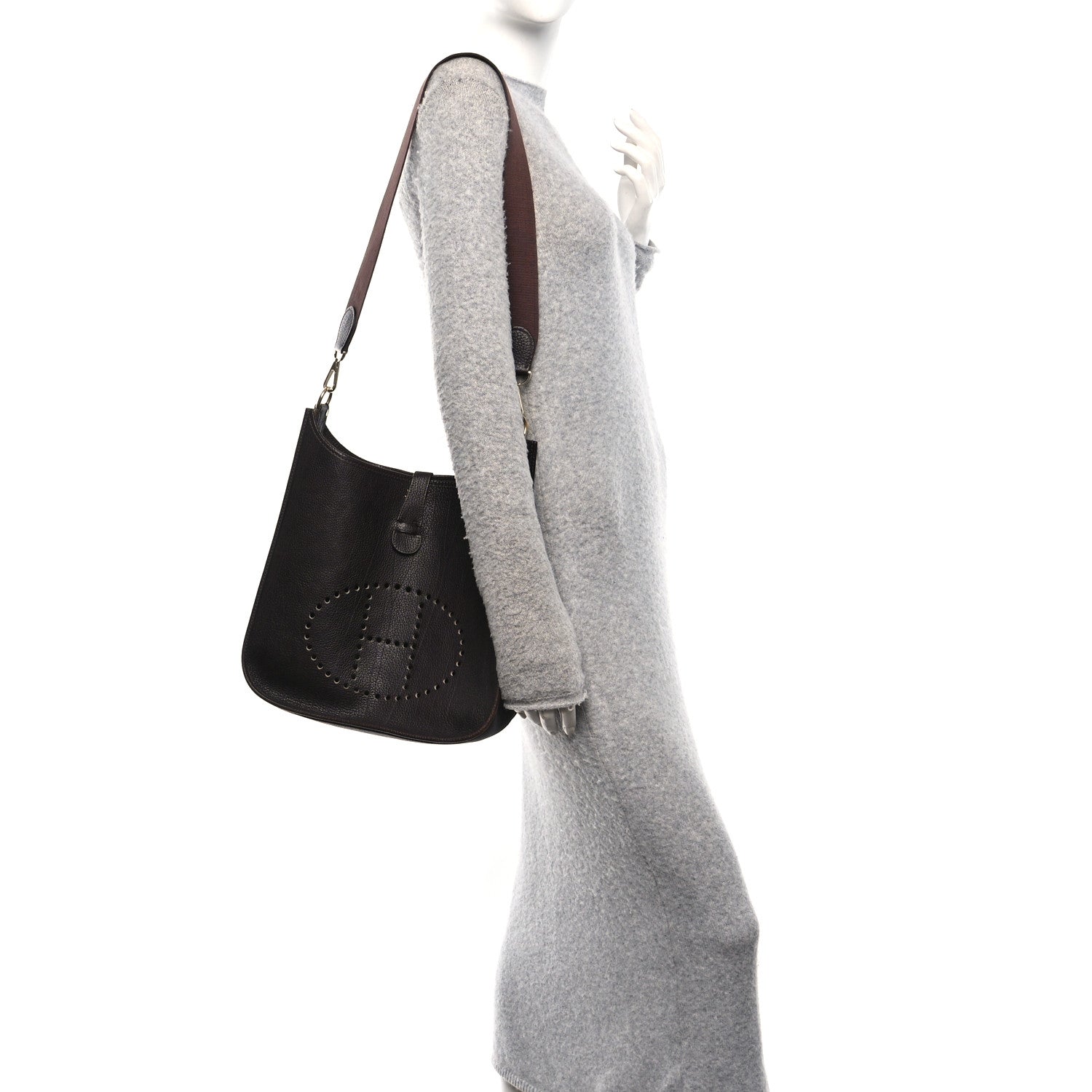 Hermes Fjord Evelyne GM Chocolate 2 of 10