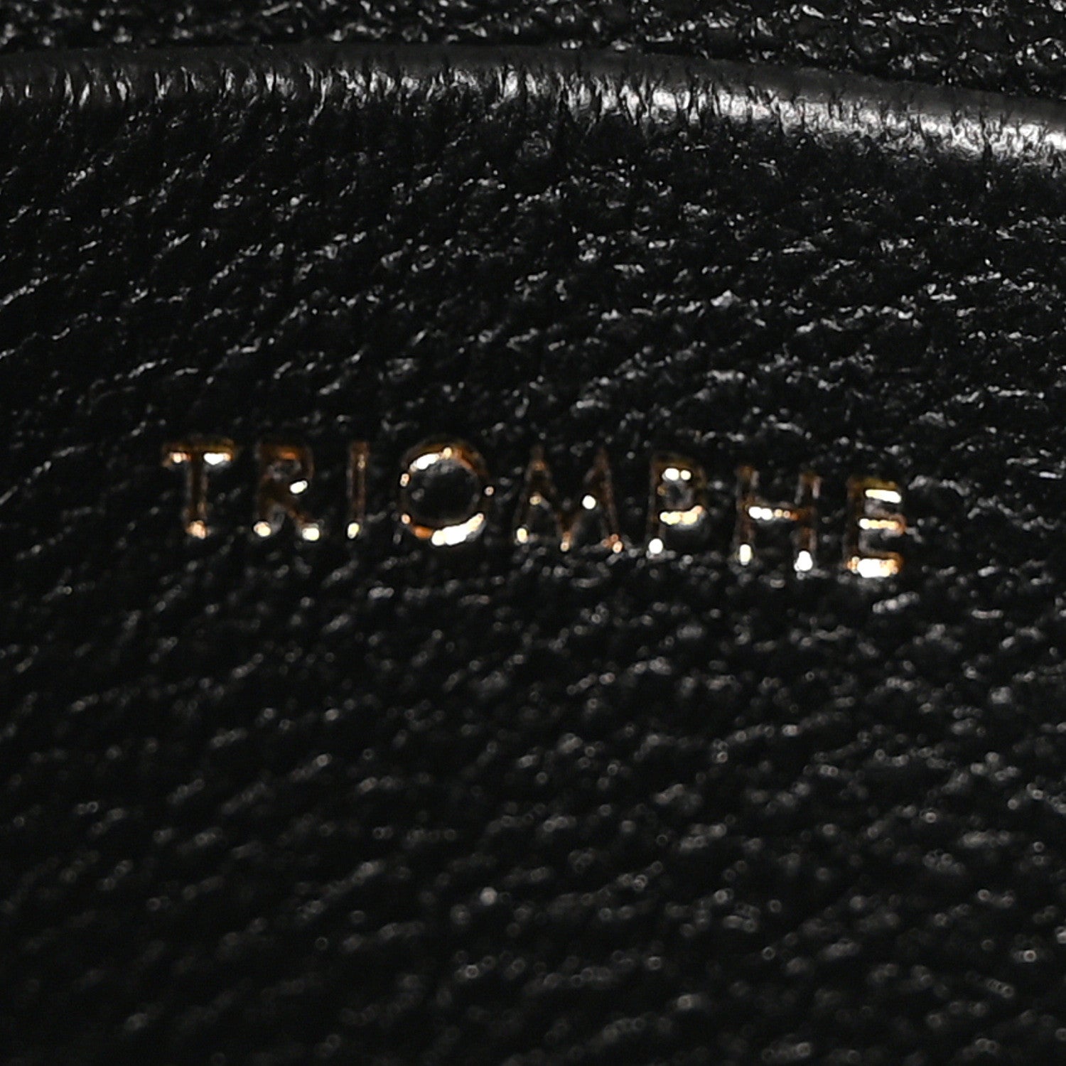 Celine Shiny Calfskin Teen Triomphe Black 7 of 10