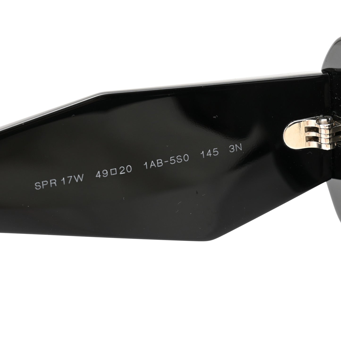 Acetate Symbole Sunglasses SPR 17W Black