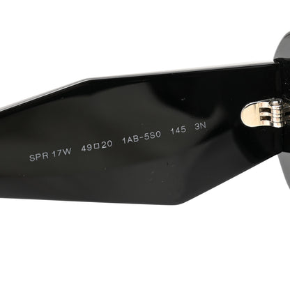 Prada Acetate Symbole Sunglasses SPR 17W Black 6 of 8