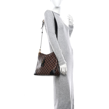 Louis Vuitton Damier Ebene Odeon MM Black 2 of 10