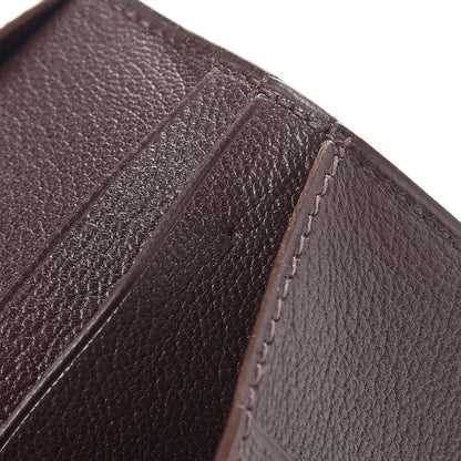 Hermes Lizard Bearn Gusset Wallet Havane 8 of 9