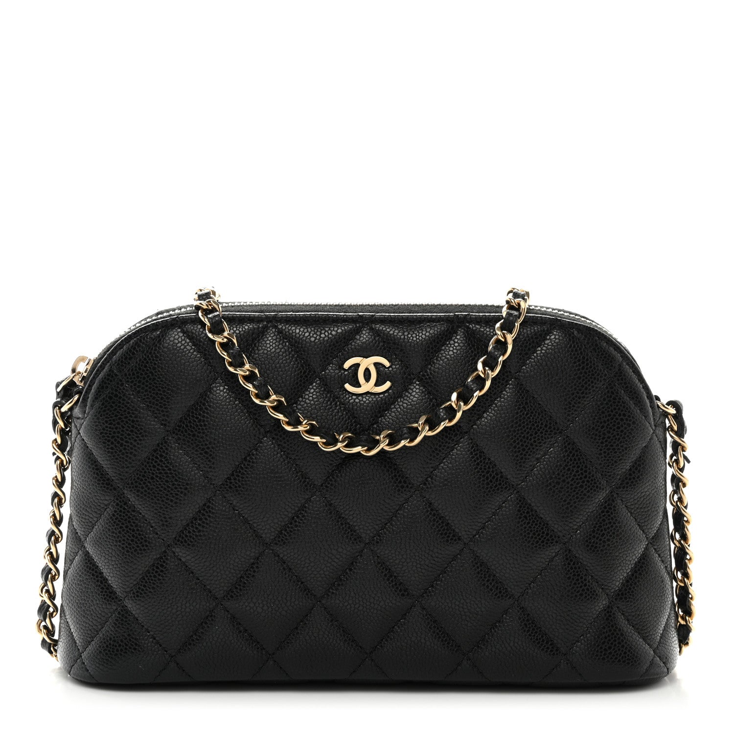Chanel Caviar Quilted Classic Clutch with Chain Black 1 of 11