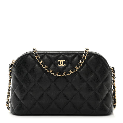 Chanel Caviar Quilted Classic Clutch with Chain Black 1 of 11