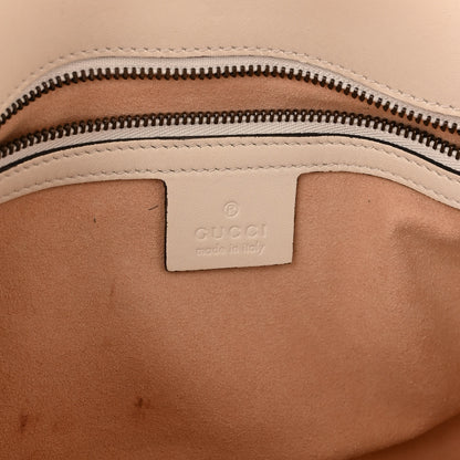 Gucci Calfskin Matelasse Small GG Marmont Shoulder Bag White 5 of 10