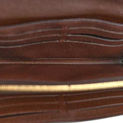 Louis Vuitton Damier Ebene Normandy Wallet Black 5 of 13