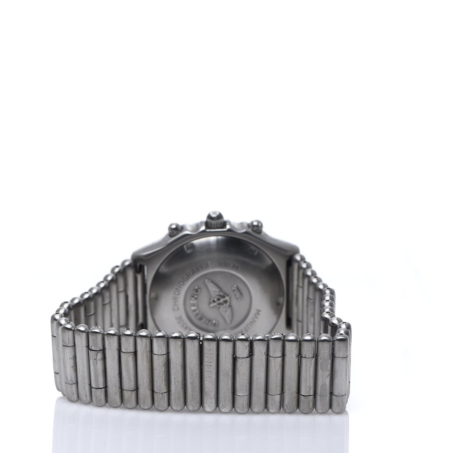 Stainless Steel 39mm Chronomat Bullet Link Automatic Watch Beige A13048