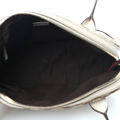 Gucci Monogram Small Princy Satchel Off White 5 of 10