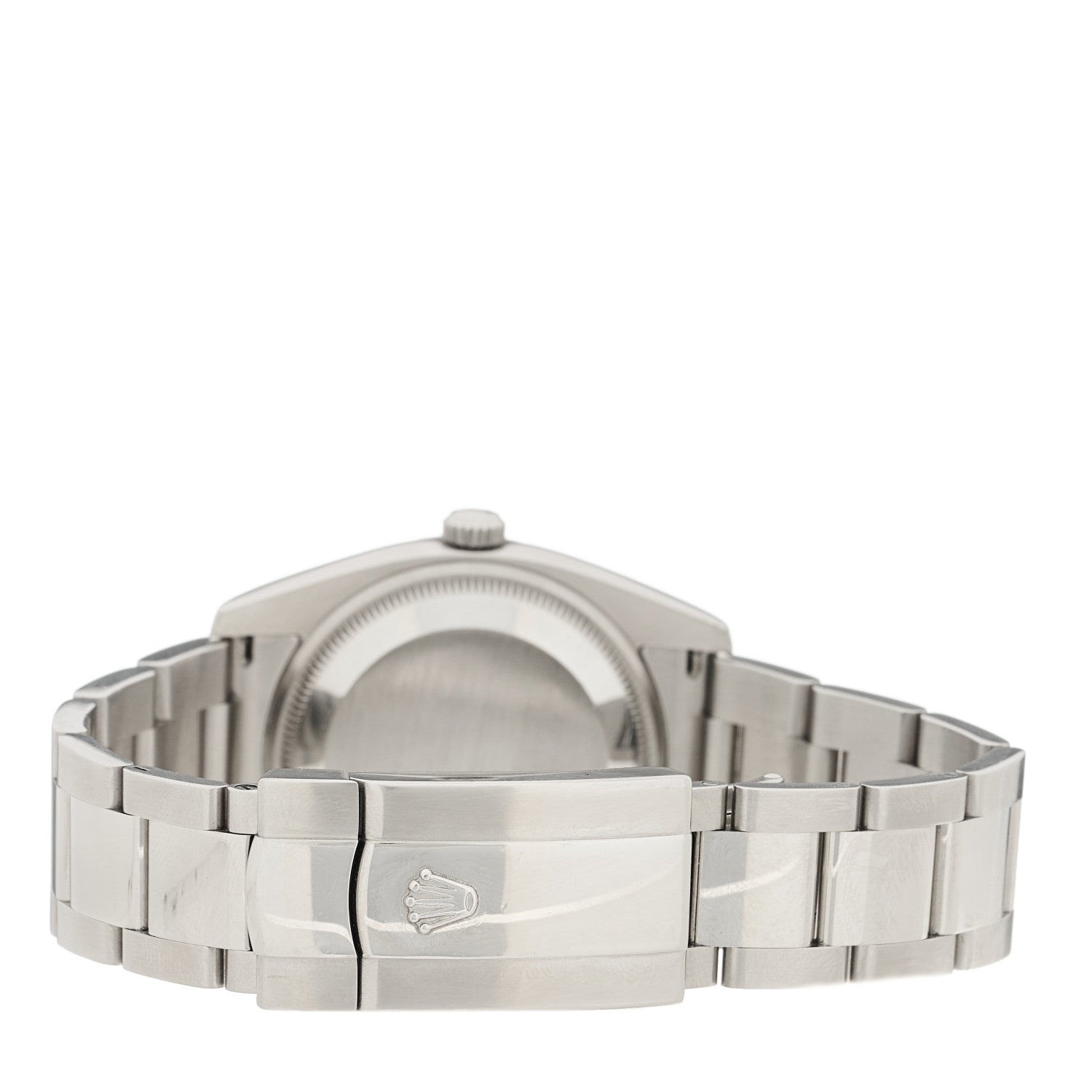 Rolex Stainless Steel 18K White Gold 34mm Oyster Perpetual Date Watch Silver 115234 3 of 5