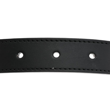 Gucci Calfskin Star Studded Torchon Double G Belt 80 32 Black 5 of 7