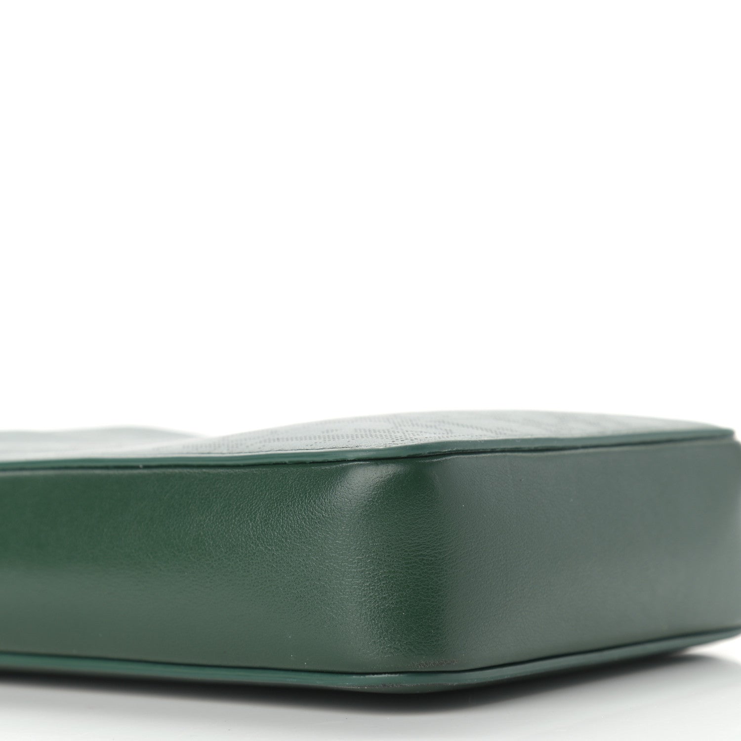 Christian Dior Calfskin Oblique Galaxy Perforated World Tour Messenger Pouch Green White 8 of 9