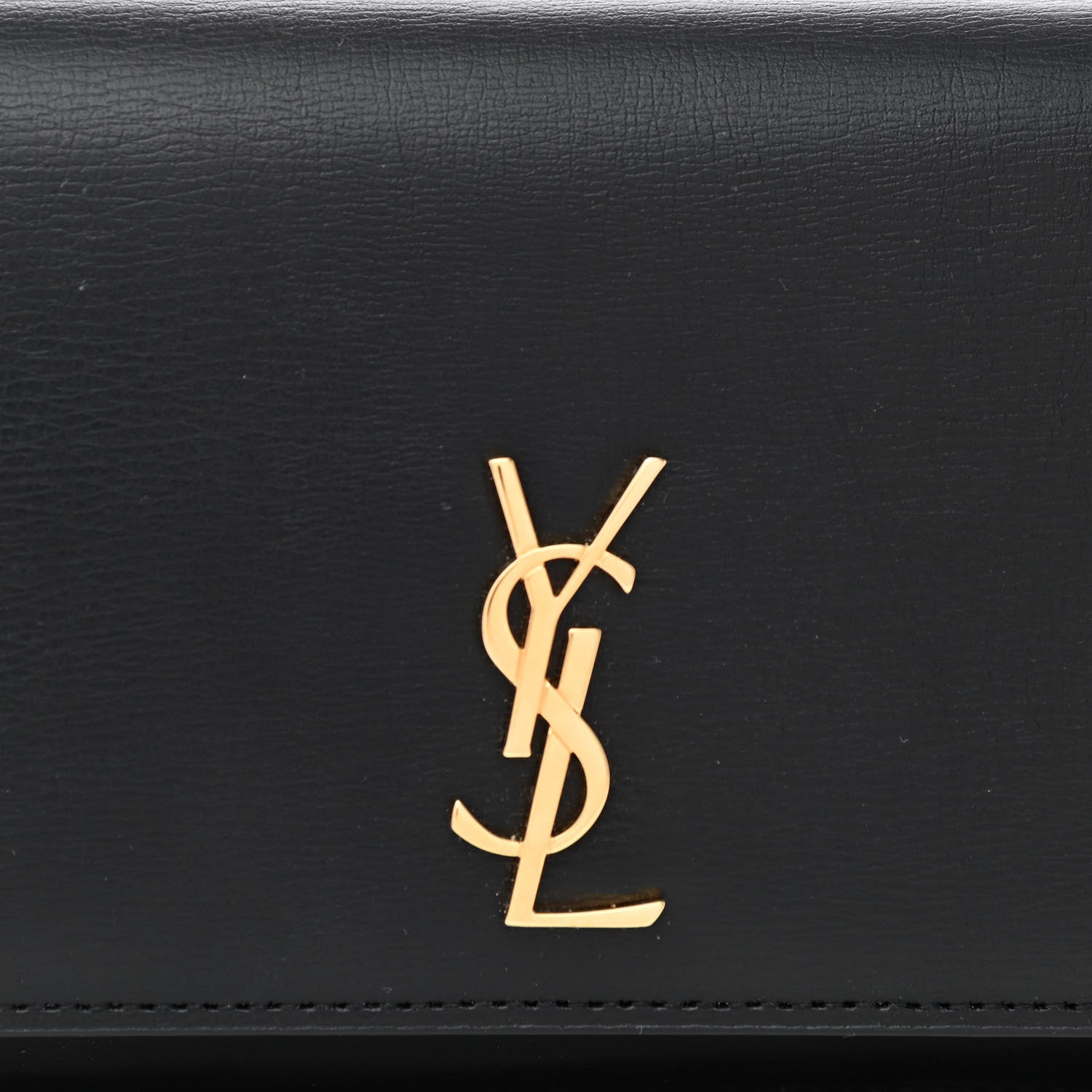 Saint Laurent Smooth Calfskin Monogram Phone Holder Crossbody Black 8 of 11