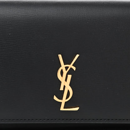 Saint Laurent Smooth Calfskin Monogram Phone Holder Crossbody Black 8 of 11