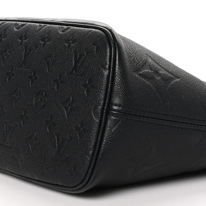Louis Vuitton Empreinte Monogram Giant Neverfull MM Black 10 of 11