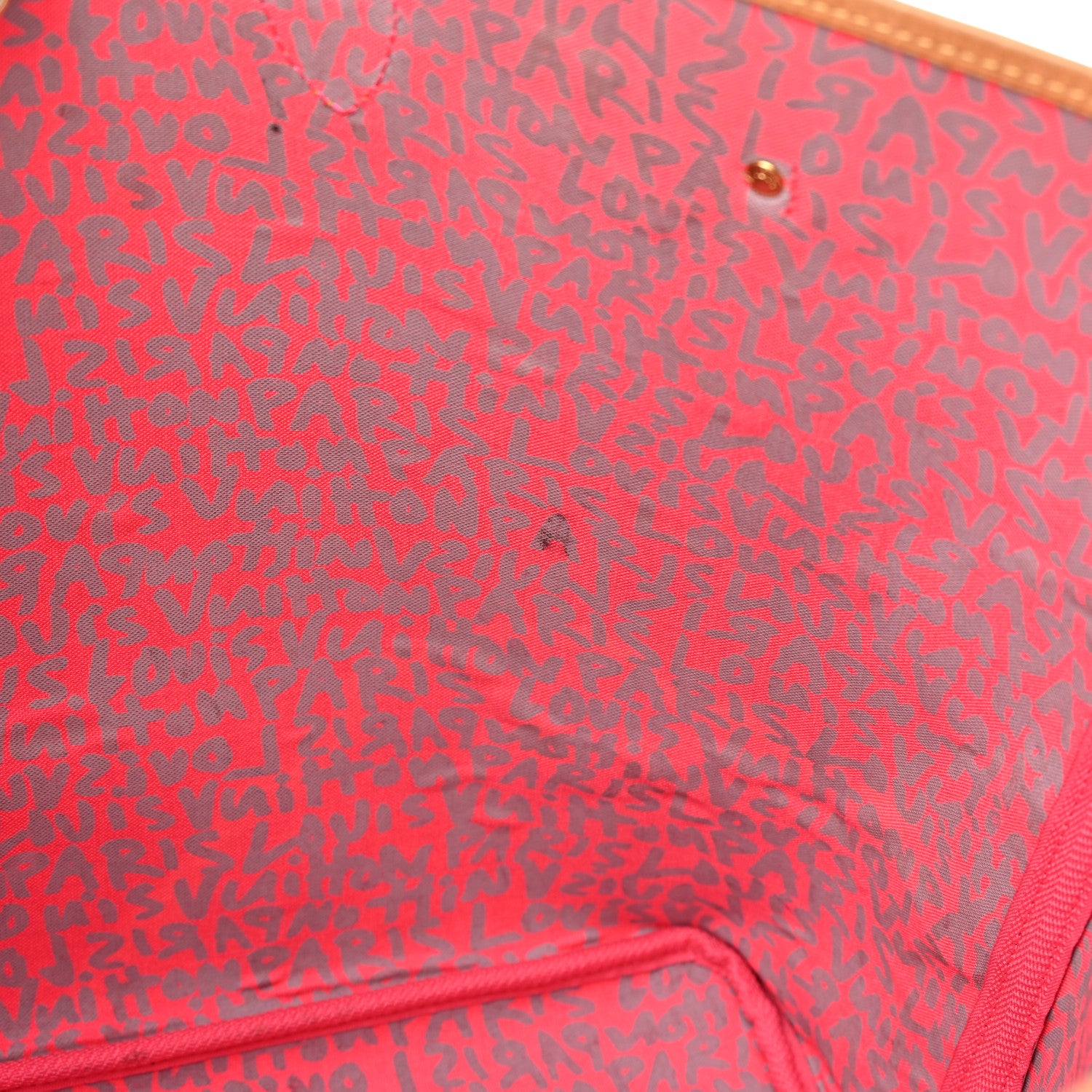 Louis Vuitton Monogram Graffiti Neverfull GM Fuchsia 15 of 22