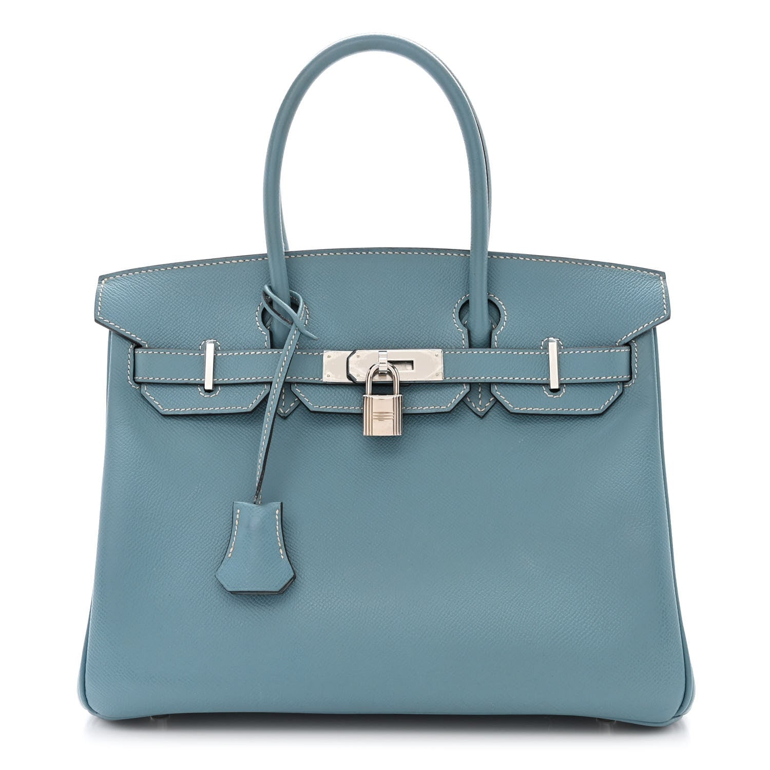 Hermes Epsom Birkin 30 Blue Jean 1 of 14