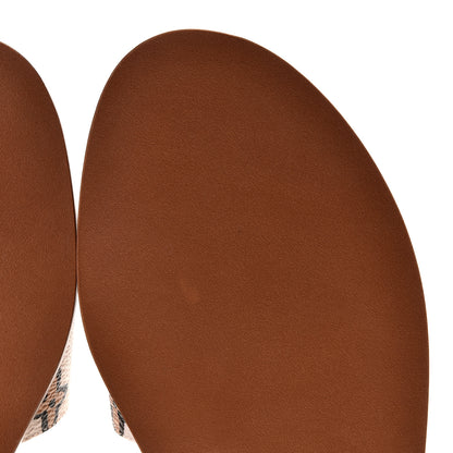 Louis Vuitton Monogram Wild At Heart Lock It Flat Mule 37.5 Cream 10 of 11