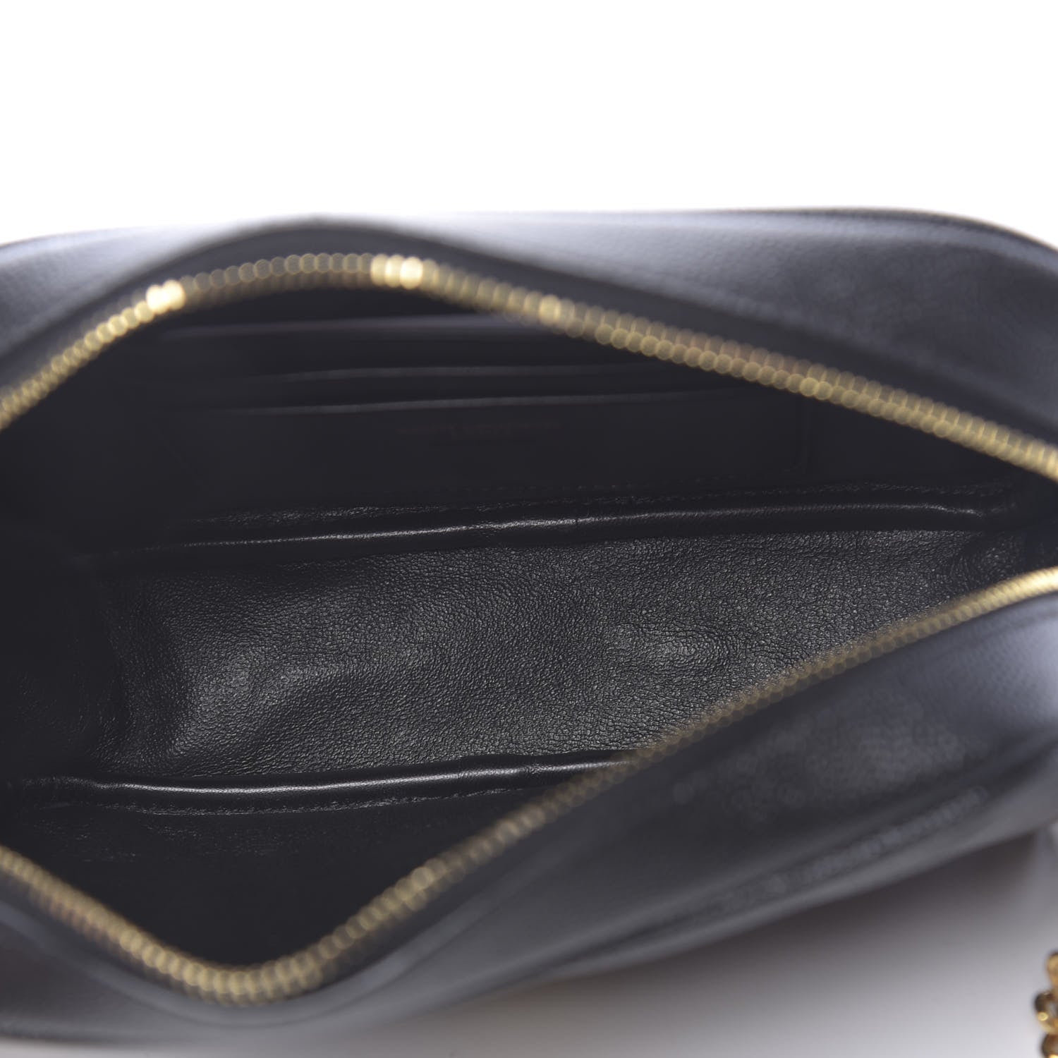 Saint Laurent Grain De Poudre Matelasse Monogram Mini Lou Camera Bag Black 5 of 10
