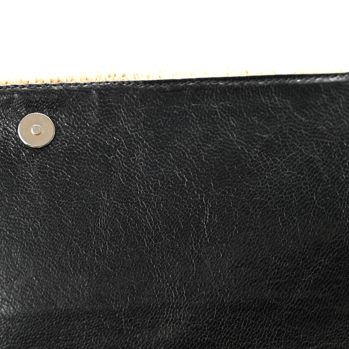 Saint Laurent Raffia Monogram Large Belle De Jour Clutch Natural 11 of 12
