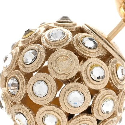 Christian Dior Crystal Pearl Dior Tribales Earrings Gold 5 of 6