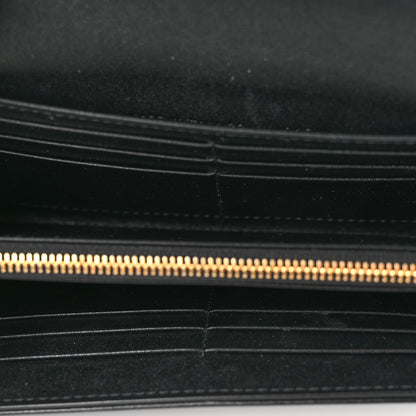 Christian Dior Supple Calfskin Cannage Caro Wallet Black 5 of 9