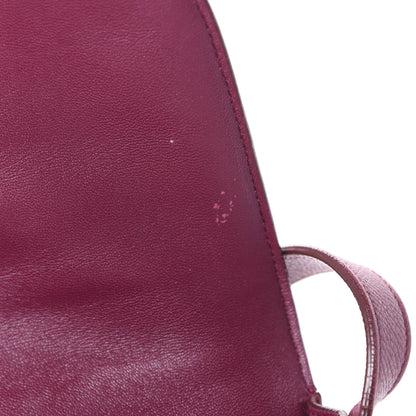 Celine Grained Calfskin Medium Trotteur Plum 10 of 10