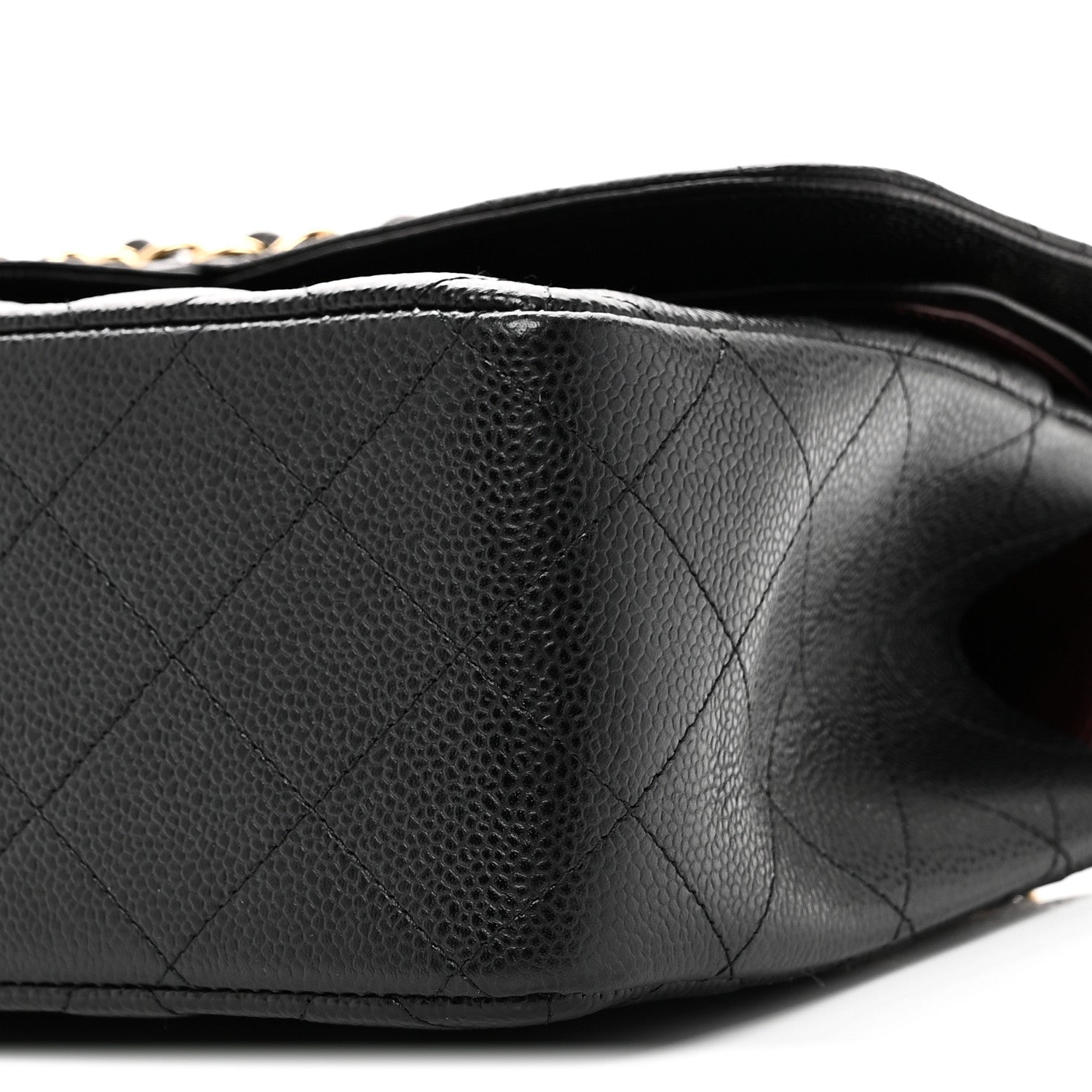 Chanel Caviar Quilted Jumbo Double Flap Black 10 of 11