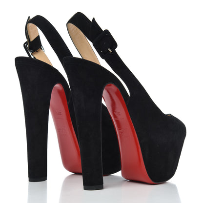 Christian Louboutin Veau Velours Tartarina 160 Pumps 39.5 Black 4 of 18