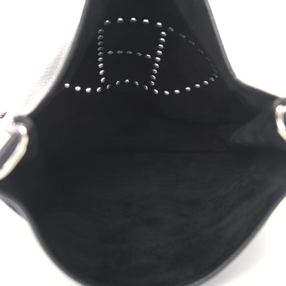 Hermes Taurillon Clemence Evelyne III PM Black 5 of 10